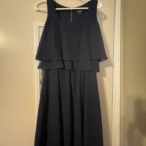 Navy blue Chiffon dress size 6